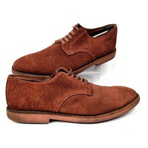 Walk Over By Geo E. Keith Burnt Orange Nubuck Oxford Shoes Made in USA Men's 13